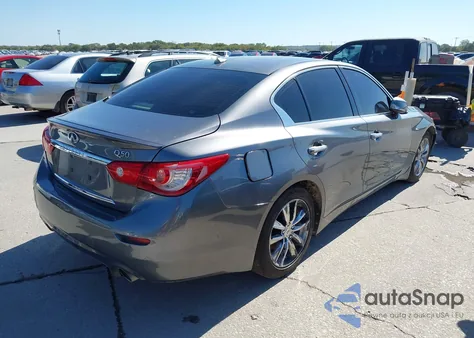 2014 Infiniti Q50 Premium z USA, uszkodzony, nr VIN JN1BV7AP7EM683610